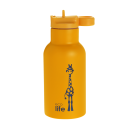 Eco Life Παγούρι Θερμός Ανοξείδωτο Με Καλαμάκι Kids Thermos Animals Giraffe 350ml