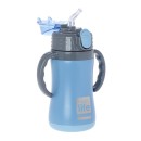Eco Life Παγούρι Θερμός Ανοξείδωτο Με Καλαμάκι Kids Thermos Blue 300ml