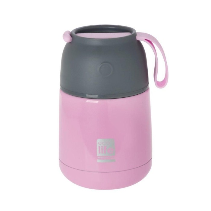 Eco Life Θερμός Φαγητού 450ml Baby Pink Eco Life Θερμός Φαγητού 450ml Baby Pink