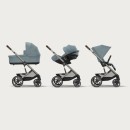 Καρότσι Balios S Lux Stormy Blue Με Taupe Frame Cybex