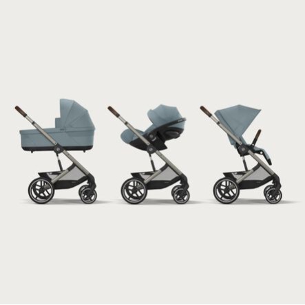 Καρότσι Balios S Lux Stormy Blue Με Taupe Frame Cybex