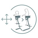 Cybex Σετ Lemo Πύργος Εκμάθησης Stone Blue Για Καρεκλάκι Φαγητού Lemo Cybex Σετ Lemo Πύργος Εκμάθησης Stone Blue Για Καρεκλάκι Φαγητού Lemo