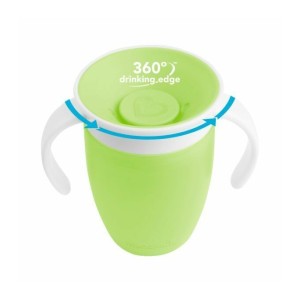 Εκπαιδευτικό Κύπελλο με λαβές Miracle 360 Trainer Cup Green Munchkin 207ml