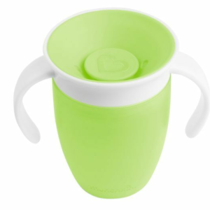 Εκπαιδευτικό Κύπελλο με λαβές Miracle 360 Trainer Cup Green Munchkin 207ml