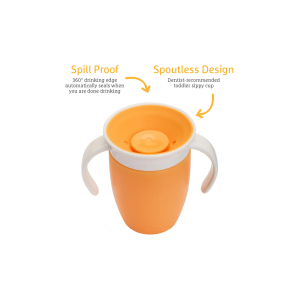 Εκπαιδευτικό Κύπελλο με λαβές Miracle 360 Trainer Cup Orange Munchkin 207ml Εκπαιδευτικό Κύπελλο με λαβές Miracle 360 Trainer Cup Orange Munchkin 207ml