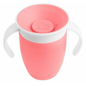 Εκπαιδευτικό Κύπελλο με λαβές Miracle 360 Trainer Cup Pink Munchkin 207ml