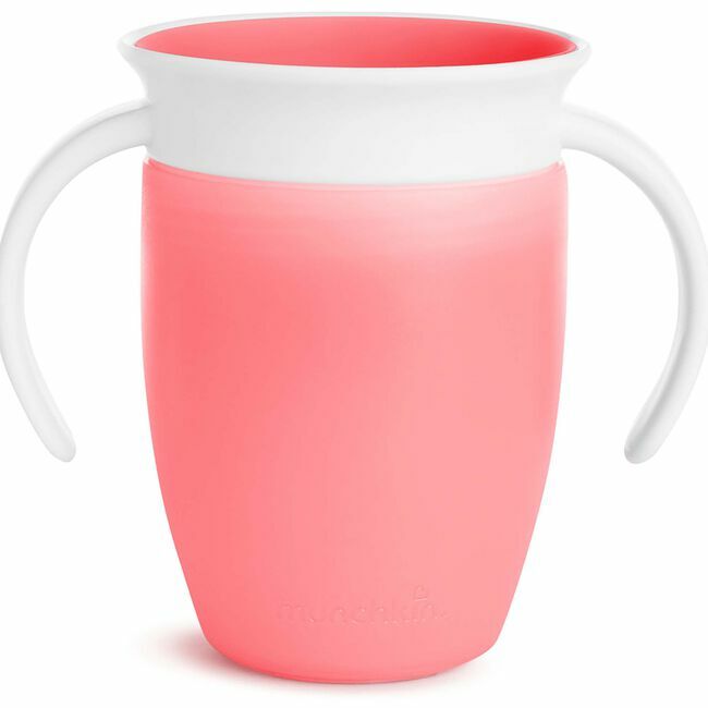 Εκπαιδευτικό Κύπελλο με λαβές Miracle 360 Trainer Cup Pink Munchkin 207ml