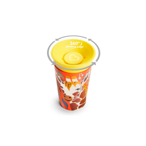 Εκπαιδευτικό Ποτηράκι 266ml Giraffe Munchkin Miracle Trainer 360° Εκπαιδευτικό Ποτηράκι 266ml Giraffe Munchkin Miracle Trainer 360°