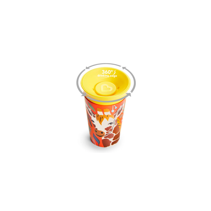 Εκπαιδευτικό Ποτηράκι 266ml Giraffe Munchkin Miracle Trainer 360° Εκπαιδευτικό Ποτηράκι 266ml Giraffe Munchkin Miracle Trainer 360°