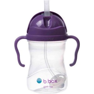 Εκπαιδευτικό Ποτηράκι με Καλαμάκι & Βαρίδι Grape B.Box