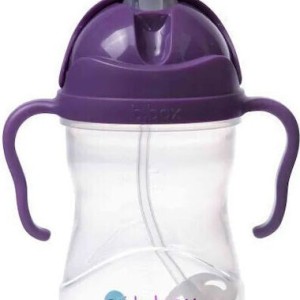 Εκπαιδευτικό Ποτηράκι με Καλαμάκι & Βαρίδι Grape B.Box