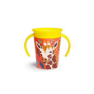 Εκπαιδευτικό Ποτηράκι που δεν Στάζει 177ml Giraffe Munchkin Miracle Trainer 360°