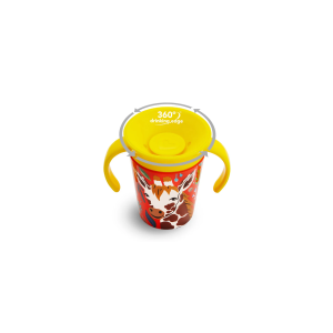 Εκπαιδευτικό Ποτηράκι που δεν Στάζει 177ml Giraffe Munchkin Miracle Trainer 360° Εκπαιδευτικό Ποτηράκι που δεν Στάζει 177ml Giraffe Munchkin Miracle Trainer 360°