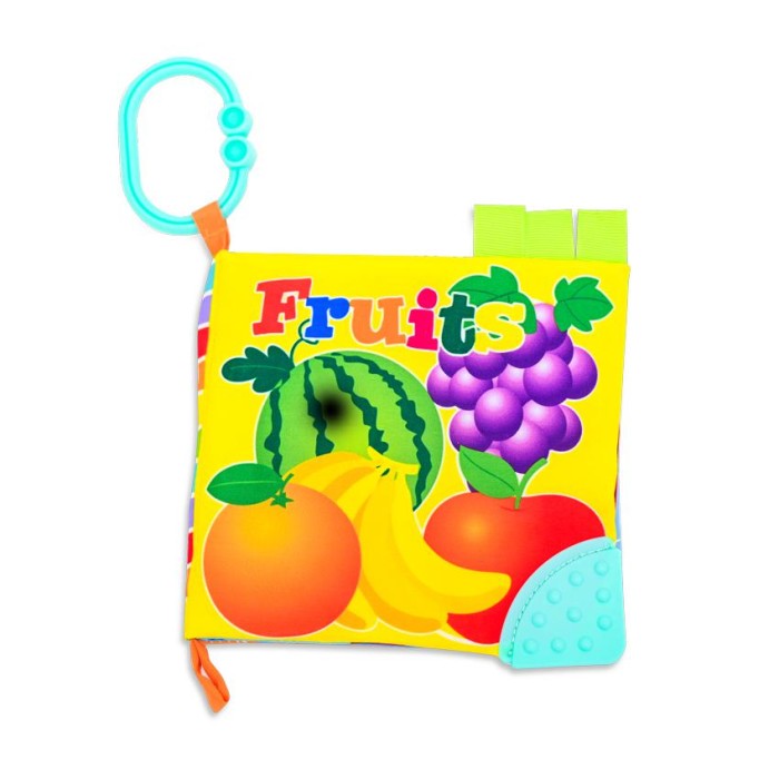 Εκπαιδευτικό Βιβλίο Δραστηριοτήτων με Μασητικό Fruits Lorelli