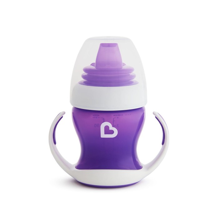 Εκπαιδευτικό Κύπελλο Gentle First Cup Μωβ 118ml