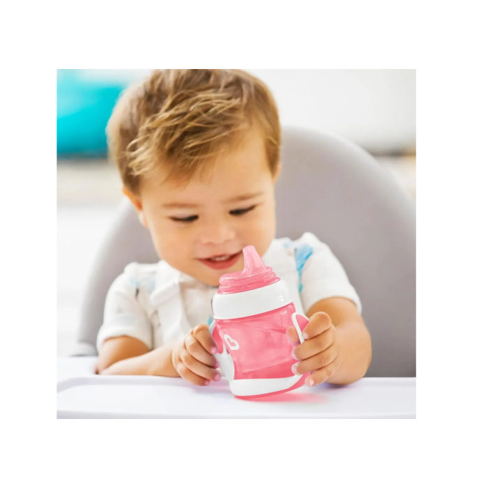 Εκπαιδευτικό Κύπελλο Gentle First Cup Ροζ 118ml