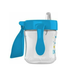 Εκπαιδευτικό Κύπελλο με Καπάκι & Λαβές Μπλε Αστεράκια 180ml 6m+ Dr. Brown's Εκπαιδευτικό Κύπελλο με Καπάκι & Λαβές Μπλε Αστεράκια 180ml 6m+ Dr. Brown's