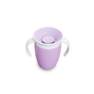 Εκπαιδευτικό Κύπελλο με λαβές Miracle 360 Trainer Cup Μωβ Munchkin 207ml
