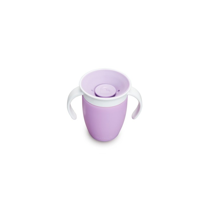 Εκπαιδευτικό Κύπελλο με λαβές Miracle 360 Trainer Cup Μωβ Munchkin 207ml