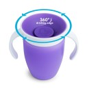 Εκπαιδευτικό Κύπελλο με λαβές Miracle 360 Trainer Cup Μωβ Munchkin 207ml