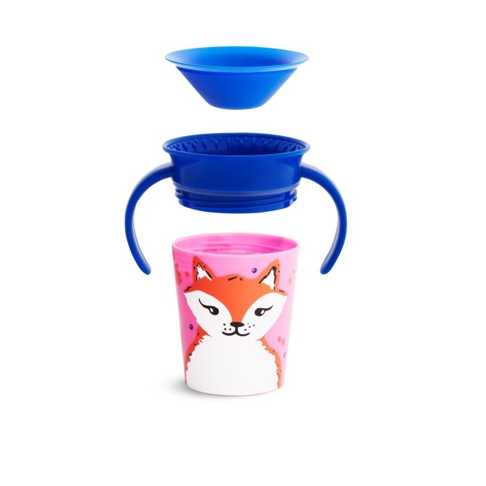 Εκπαιδευτικό Ποτηράκι που δεν στάζει Fox Munchkin Miracle Deco Trainer 360° Εκπαιδευτικό Ποτηράκι που δεν στάζει Fox Munchkin Miracle Deco Trainer 360°