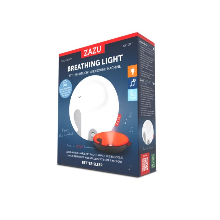 ΕΜΜΥ Ελεφαντάκι Συσκευή Ύπνου Με Τεχνική Αναπνοής Κόκκινο Φως & Λευκούς Ήχους USB ZAZU ΕΜΜΥ Ελεφαντάκι Συσκευή Ύπνου Με Τεχνική Αναπνοής Κόκκινο Φως & Λευκούς Ήχους USB ZAZU