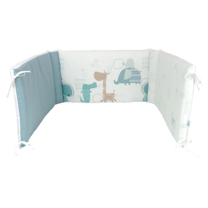 Εμπριμέ Πάντα Zoo Πετρολ Baby Star Εμπριμέ Πάντα Zoo Πετρολ Baby Star