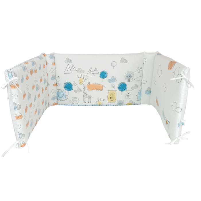 Εμπριμέ Πάντα Ζωάκια Σιελ Baby Star Εμπριμέ Πάντα Ζωάκια Σιελ Baby Star