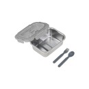 Estia Φαγητοδοχείο Ανοξείδωτο 1200ml Με Κουτάλι Πιρούνι Και Διαχωριστικό