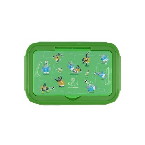 Estia Παιδικό Φαγητοδοχείο Με 2 Ανοξείδωτες Θήκες Save The Aegean 900ml Jungle Kick Estia Παιδικό Φαγητοδοχείο Με 2 Ανοξείδωτες Θήκες Save The Aegean 900ml Jungle Kick