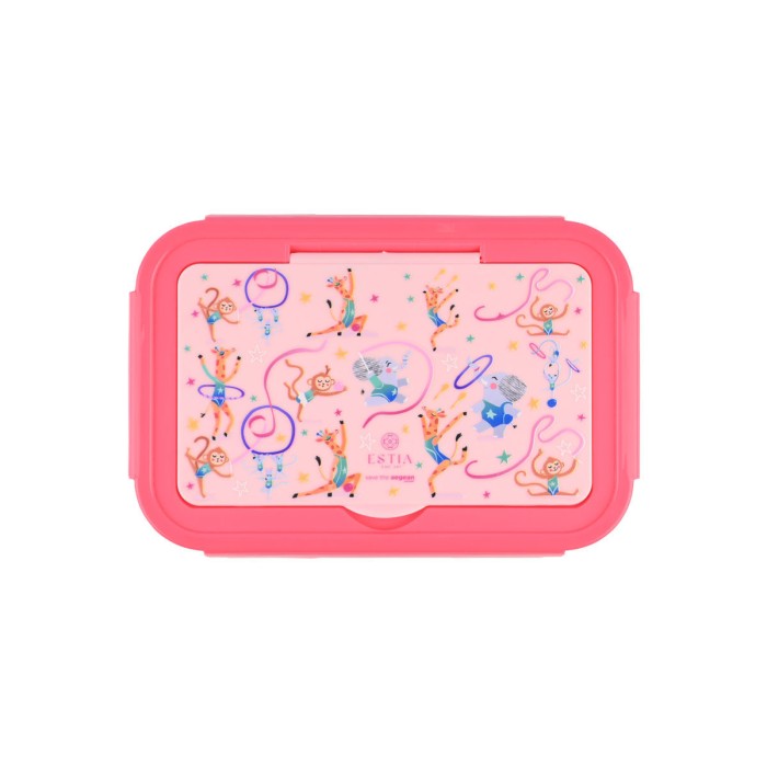 Estia Παιδικό Φαγητοδοχείο Με 2 Ανοξείδωτες Θήκες Save The Aegean 900ml Wild Stunts