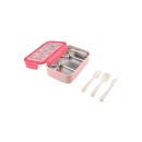 Estia Παιδικό Φαγητοδοχείο Με 2 Ανοξείδωτες Θήκες Save The Aegean 900ml Wild Stunts