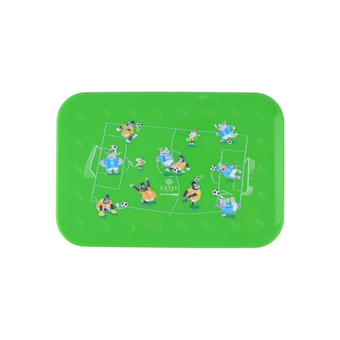 Estia Παιδικό Φαγητοδοχείο Με 2 Αποσπώμενες Θήκες Save The Aegean 900ml Jungle Kick