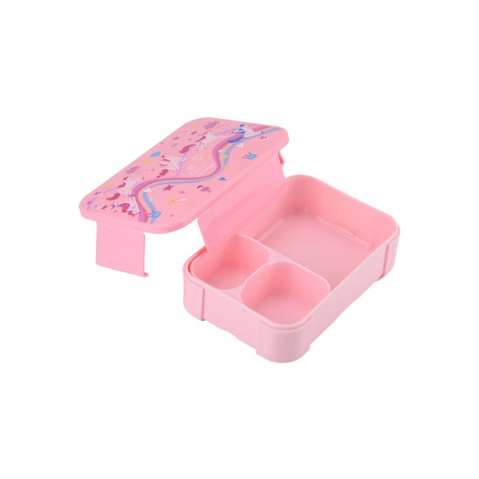 Estia Παιδικό Φαγητοδοχείο Με 2 Αποσπώμενες Θήκες Save The Aegean 900ml Rainbow Dreams