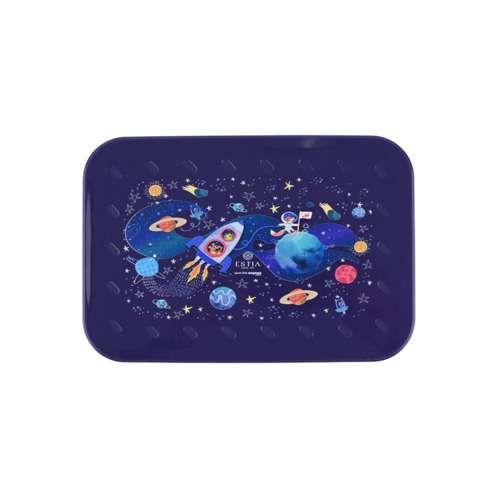 Estia Παιδικό Φαγητοδοχείο Με 2 Αποσπώμενες Θήκες Save The Aegean 900ml Solar Jump