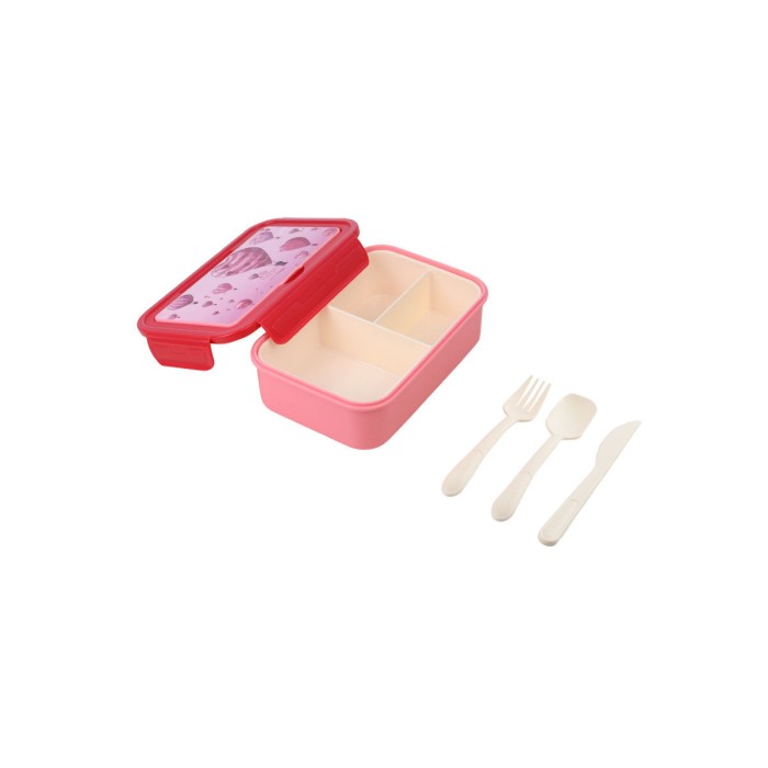 Estia Παιδικό Φαγητοδοχείο Με 3 Θήκες Save The Aegean 1400ml Love Ascend