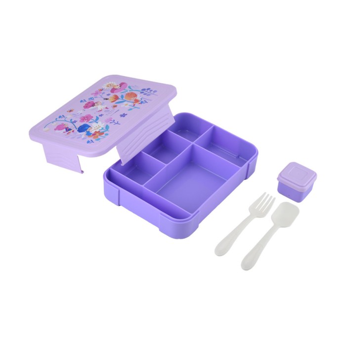 Estia Παιδικό Φαγητοδοχείο Με 5 Θήκες Save The Aegean 1330ml Fairy Tales