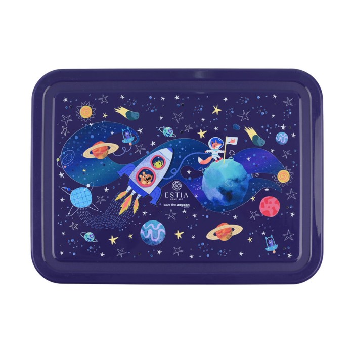 Estia Παιδικό Φαγητοδοχείο Με 5 Θήκες Save The Aegean 1330ml Solar Jump