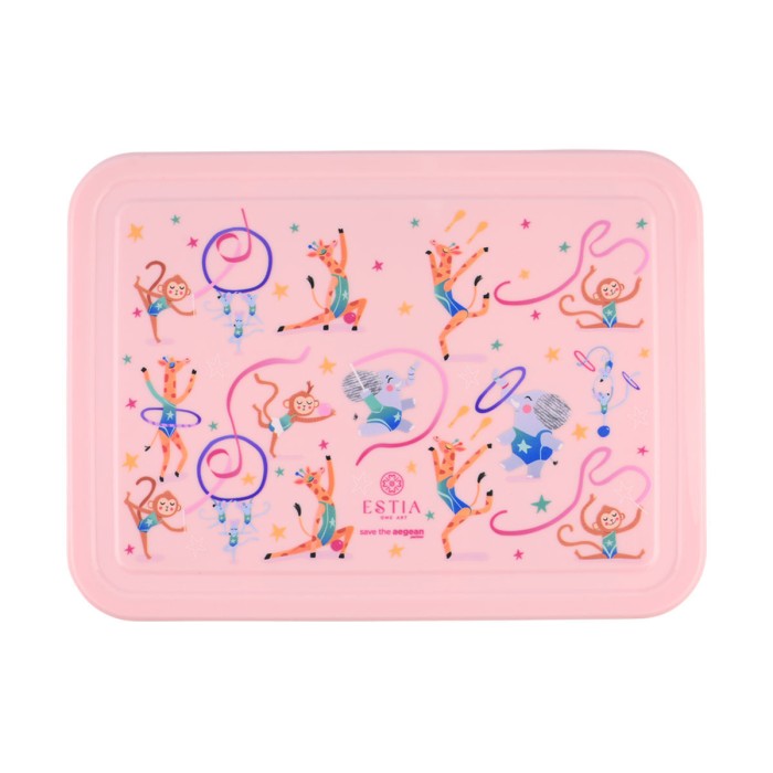 Estia Παιδικό Φαγητοδοχείο Με 5 Θήκες Save The Aegean 1330ml Wild Stunts