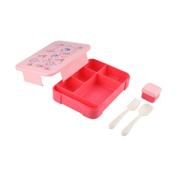 Estia Παιδικό Φαγητοδοχείο Με 5 Θήκες Save The Aegean 1330ml Wild Stunts