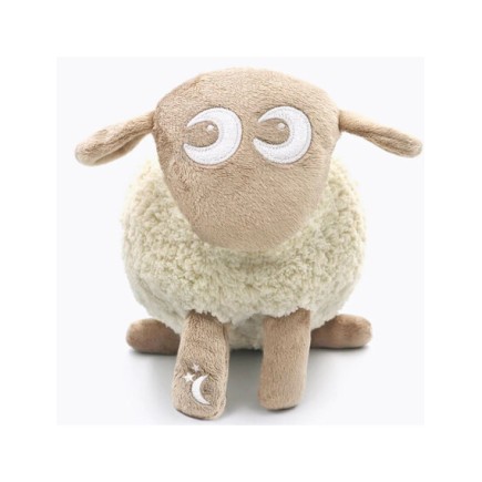 Ewan Το Προβατάκι Deluxe Μπεζ Επαναφορτιζόμενο Βοήθημα Ύπνου Με Αισθητήρα Κλάματος Και Φως