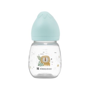 Kikka Boo Πλαστικό Μπιμπερό Με Θηλή Σιλικόνης 180ml Για 0+μηνών Savanna Mint Kikka Boo Πλαστικό Μπιμπερό Με Θηλή Σιλικόνης 180ml Για 0+μηνών Savanna Mint