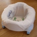 Φορητό Γιογιό Ταξιδιού Λευκό/Μπλε Potette Plus Φορητό Γιογιό Ταξιδιού Λευκό/Μπλε Potette Plus