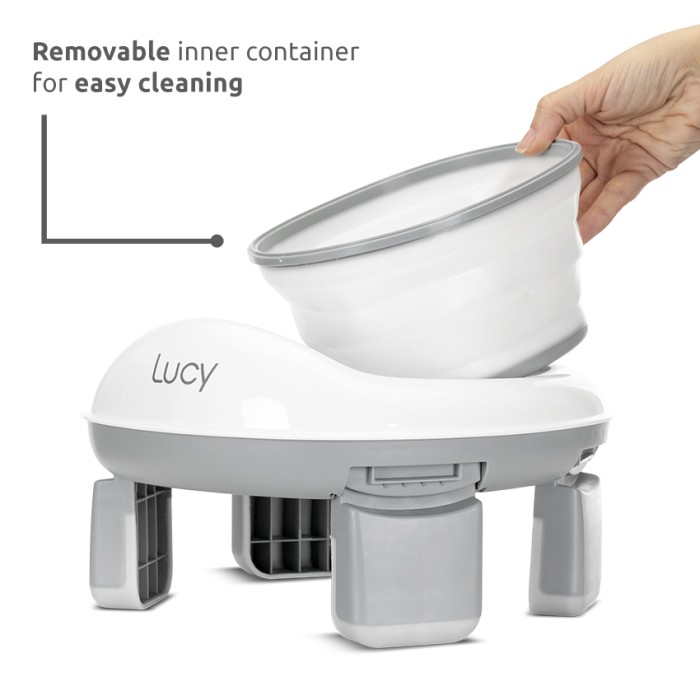 Φορητό Γιογιό Ταξιδιού Lucy Grey 2in1 Lorelli