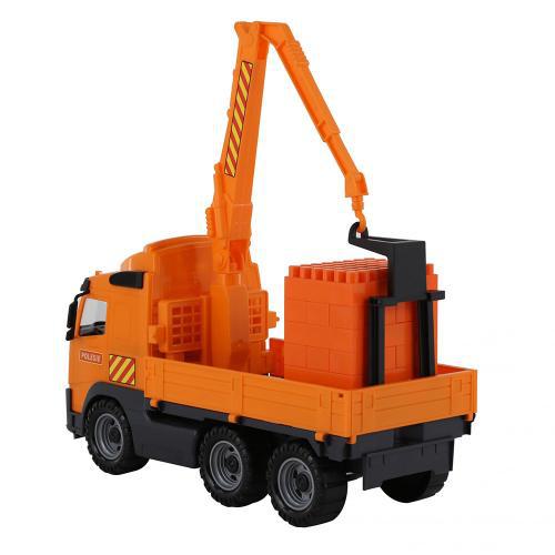 Φορτηγό Γερανός με Τουβλάκια 9586 Polesie