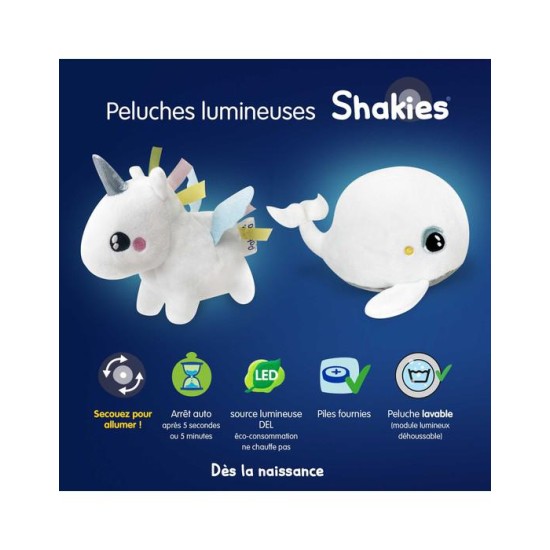 Φωτάκι Νυκτός Αγκαλιάς Shakies Φάλαινα Pabobo Φωτάκι Νυκτός Αγκαλιάς Shakies Φάλαινα Pabobo