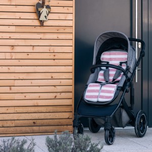 FreeOn Αντιιδρωτικό Κάλυμμα Καροτσιού & Αυτοκινήτου Λευκό - Ροζ