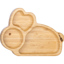 FreeOn Παιδικό Πιάτο Φαγητού Από Bamboo Με Αντιολισθητική Βάση Bunny FreeOn Παιδικό Πιάτο Φαγητού Από Bamboo Με Αντιολισθητική Βάση Bunny