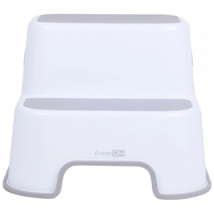 FreeOn Διπλό Βοηθητικό Σκαλοπάτι Μπάνιου Γκρι