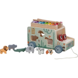 FreeON Εκπαιδευτικό Ξύλινο Φορτηγάκι Με Ξυλόφωνο & Ζωάκια FreeON Εκπαιδευτικό Ξύλινο Φορτηγάκι Με Ξυλόφωνο & Ζωάκια